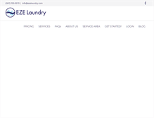 Tablet Screenshot of ezelaundry.com
